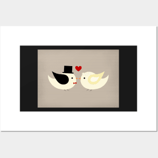 Married Canary Birds Posters and Art